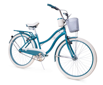 Huffy Damen Deluxe Cruiser Damenfahrrad 26", Grün, Medium