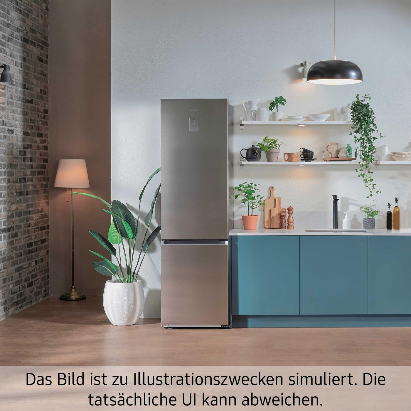 Samsung RL38A7B5BS9/EG Bespoke Kühl-/Gefrierkombination, 203 cm, 387 ℓ, 35 dB(A), Space Max Technologie, Twin Cooling+, Cool Select+, Metal Cooling, No Frost+, Edelstahl Look