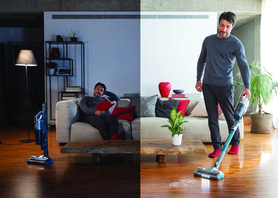 Hoover Akku Saugwischer mit Licht & 2 Akkus – 3-in-1 Staubsauger mit Wischfunktion & Handsauger – 60 Min. Laufzeit – Wischsauger mit Parkfunktion [HF522YSE]