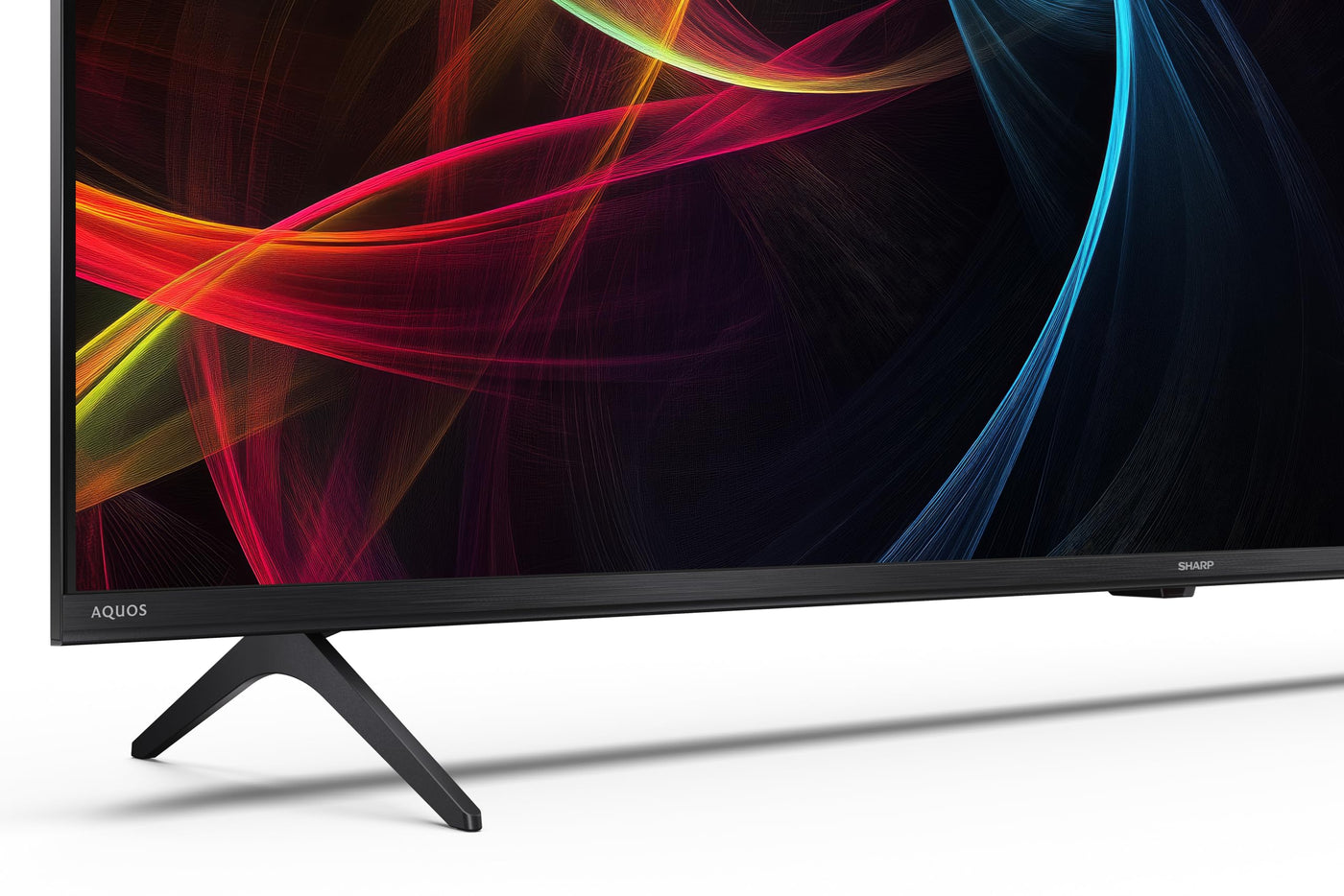 SHARP 55HL4365E – Google TV, 55" UHD, Rahmenlos, 60 Hz, HDR10, Dolby Vision HDR, Google Assistant mit Mikrofon, Chromecast, Bluetooth, Dolby Atmos 2x12 W, HDMI 2.1 x4, USBx2, Farbe Schwarz