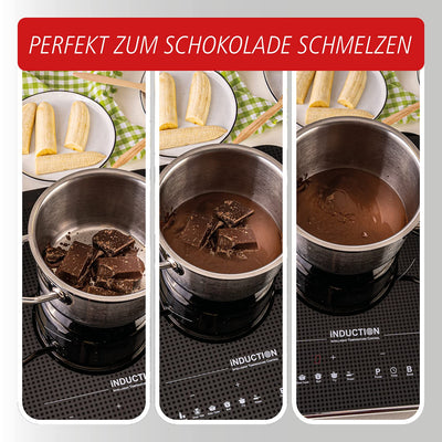 ROMMELSBACHER Einzelkochplatte CTS 2000/IN – Induktion, innovativer Temperatursensor, ersetzt viele Küchengeräte: 6 Programme (z. B. Joghurt, Sous Vide, Frittieren), individuell gradgenau einstellbar