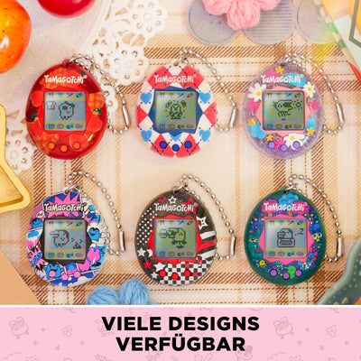Bandai - Tamagotchi - Tamagotchi Original - Flower Perfume - Elektronisches virtuelles Tier mit Farbdisplay, Spielen - Interaktives Haustier auf Deutsch - Spielzeug für Kinder ab 8 Jahren - 42983