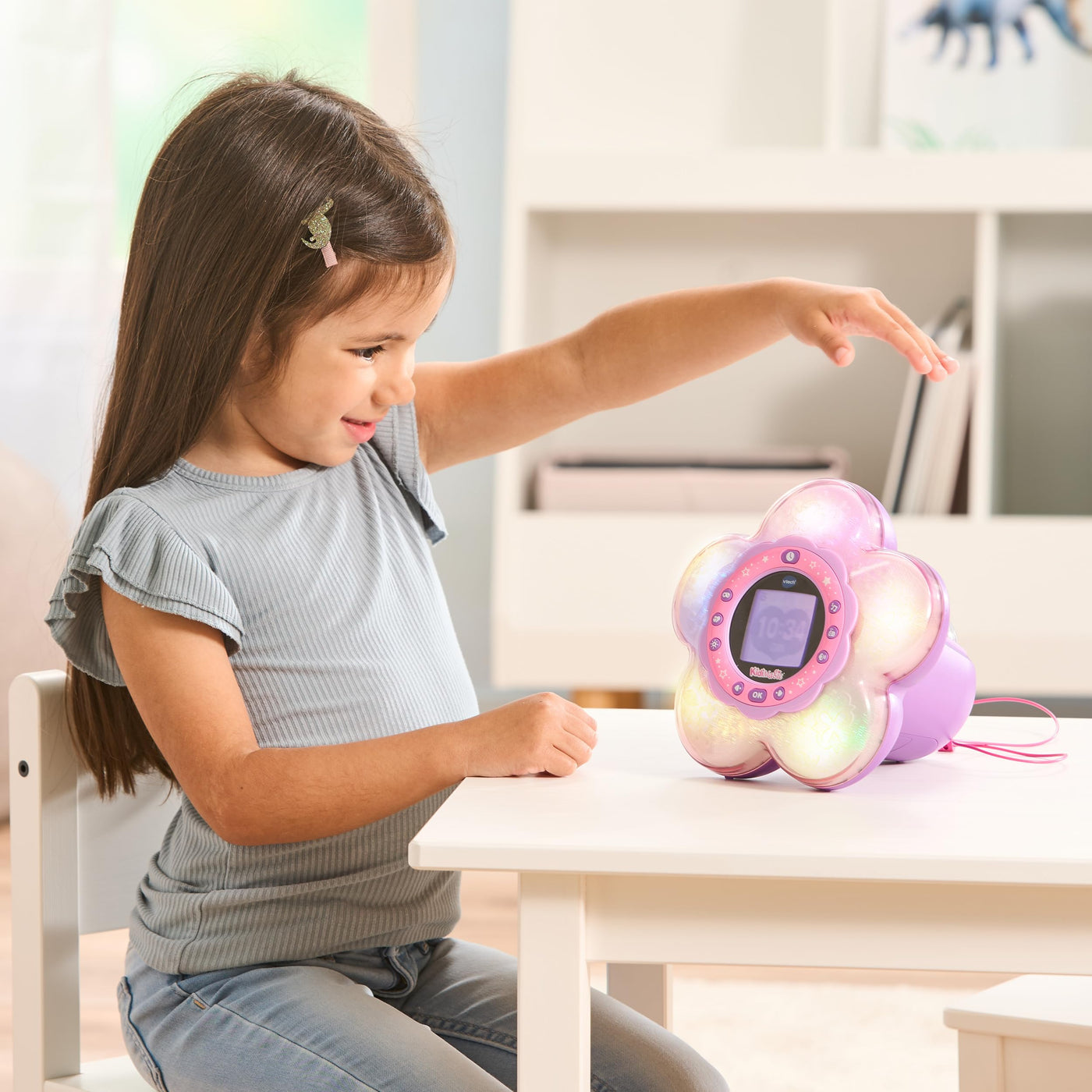 Vtech Kidimagic Galaxy Light – Magisches Stimmungslicht und Wecker für Zauberhafte Momente – Für Kinder von 6-12 Jahren