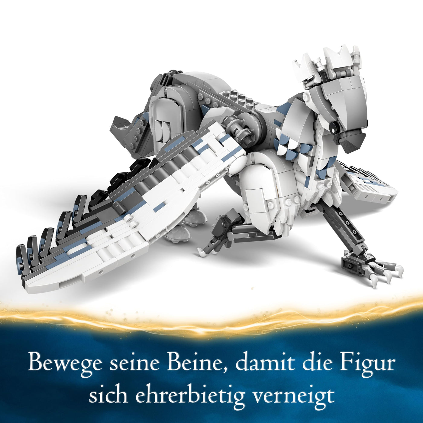 LEGO Harry Potter Hippogreif Seidenschnabel, Fabelwesen-Spielzeug zum Sammeln, kreatives Spielset für Kinder, Geschenk für Jungen, Mädchen und alle Fans 76427