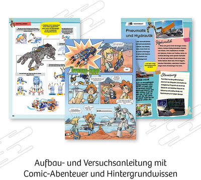 KOSMOS 620844 Cyborg-Hand - hydraulisch gesteuerte XXL-Roboter-Hand, größenverstellbar, auch für Linkshänder geeignet, Experimentierkasten für Kinder ab 10-14 Jahre