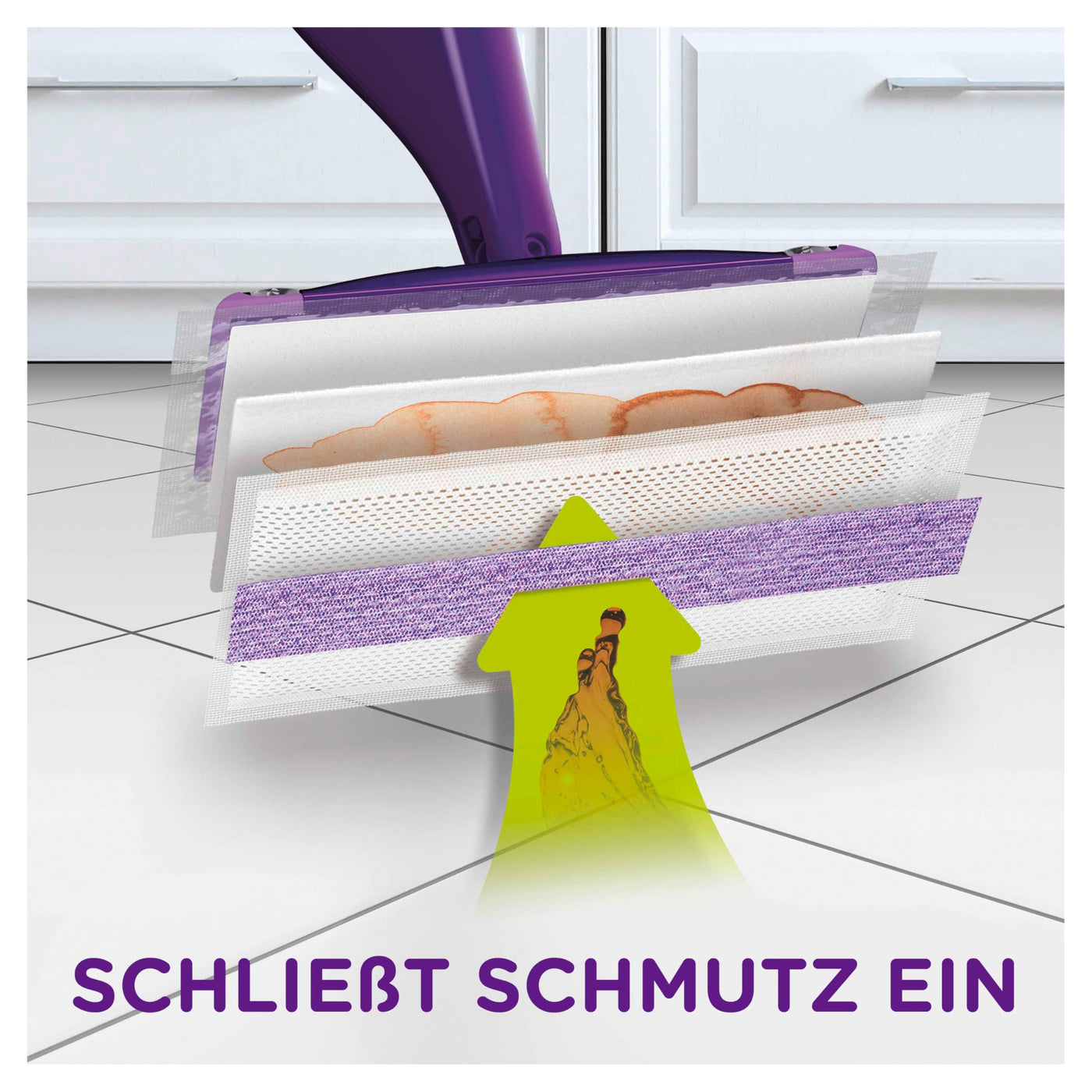 Swiffer WetJet All-In-1 Bodenwischsystem Reinigungslösung 1l