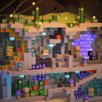 GobiDex Magnetische Bausteine Blöcke 100 Stück, MagWonder Bauen Sie mit Gemfifre Hollow Magnetblöcke, Game-Based STEM Montessori Spielzeug für Kinder ab 3 Jahren, Geschenk für Jungen und Mädchen