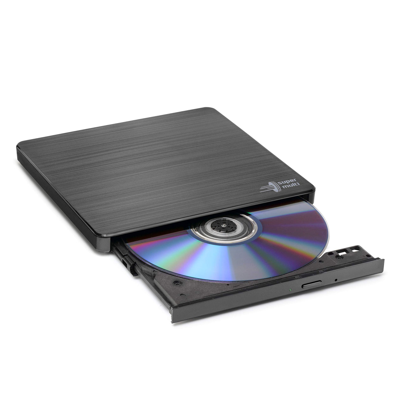 Hitachi-LG GP60 External DVD Drive, Slim Portable DVD Burner/Writer/Player for Laptop, Windows and Mac OS Compatible, USB 2.0, 8x Read/Write Speed - Black