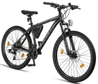 Licorne Bike Effect Premium Mountainbike Aluminium Discbremse Jungen Mädchen 21 Gang (Schwarz/Anthrazit (2xDisc-Bremse), 0, Zentimeter, 0, Zentimeter, 0, Zentimeter, 27.50, Zoll, 0, Zentimeter)