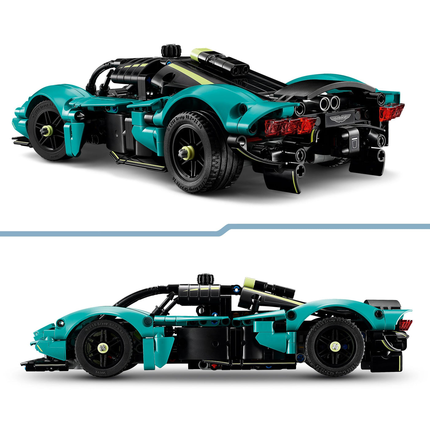 LEGO Technic Aston Martin Valkyrie Rennwagen Spielzeug - Modell-Bauset mit V12-Motor und aufklappbaren Flügeltüren - Sammlergeschenk für Jungen und Mädchen ab 9 Jahren - 42208