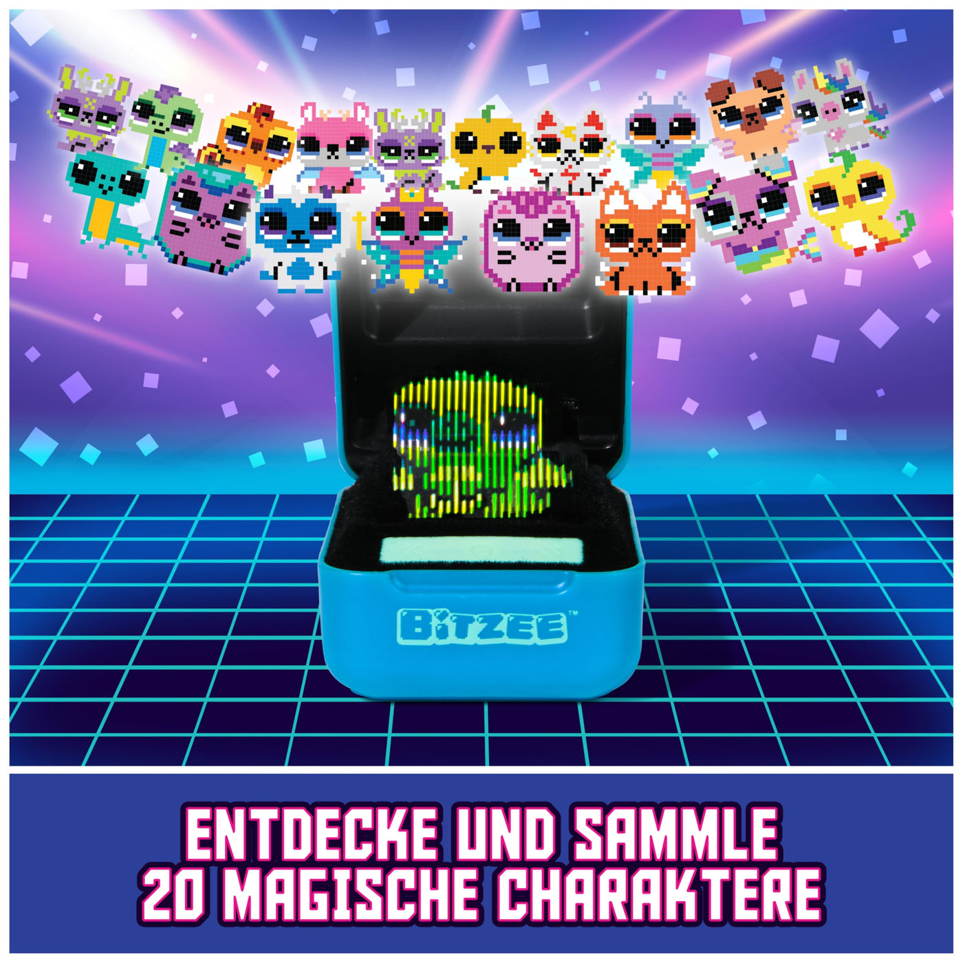 Bitzee 2024 - Magicals - 20 Digitale Magische Tiere zum Anfassen, interaktives Spielzeug mit 20 virtuellen elektronischen Wesen, die auf Bewegung und Berührung reagieren, ab 5 Jahren