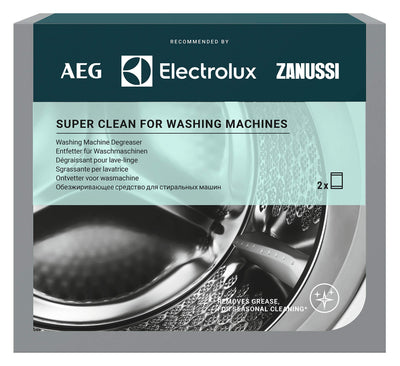 AEG M3GCP200 9029799310 Super Clean - Tiefenreiniger für Waschmaschinen. Enthält 2 Sachets.