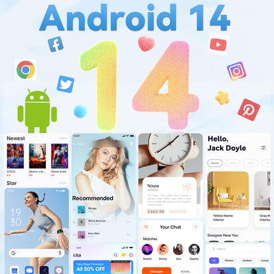 OUKITEL C57S Android 14 Smartphone Ohne Vertrag 4G - 8GB+64GB/128GB Handy Günstig, Octa Core, 6,52 Zoll HD+, 4300mAh Handy Ohne Vertrag, 4G Dreifache SlM Simlockfreie Handys 2 Jahre Garantie - Violett