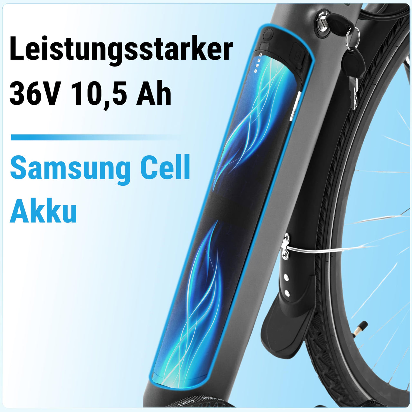 AsVIVA E-Bike BC1-B 28 Zoll – Pedelec Elektrofahrrad mit 250W Bafang Heckmotor, 10,5Ah Akku, Riemenantrieb, hydraulische Scheibenbremsen, LED-Beleuchtung, USB-Ladefunktion