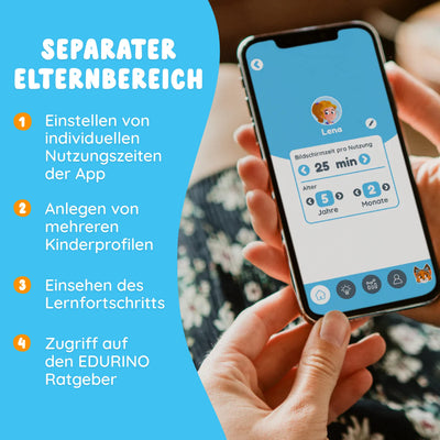 Edurino Starterset Juki Kreativität & Malen ab 4 Jahren inkl. Eingabestift | Innovatives & digitales Lernspiel | Farbenlehre & Malexperimente