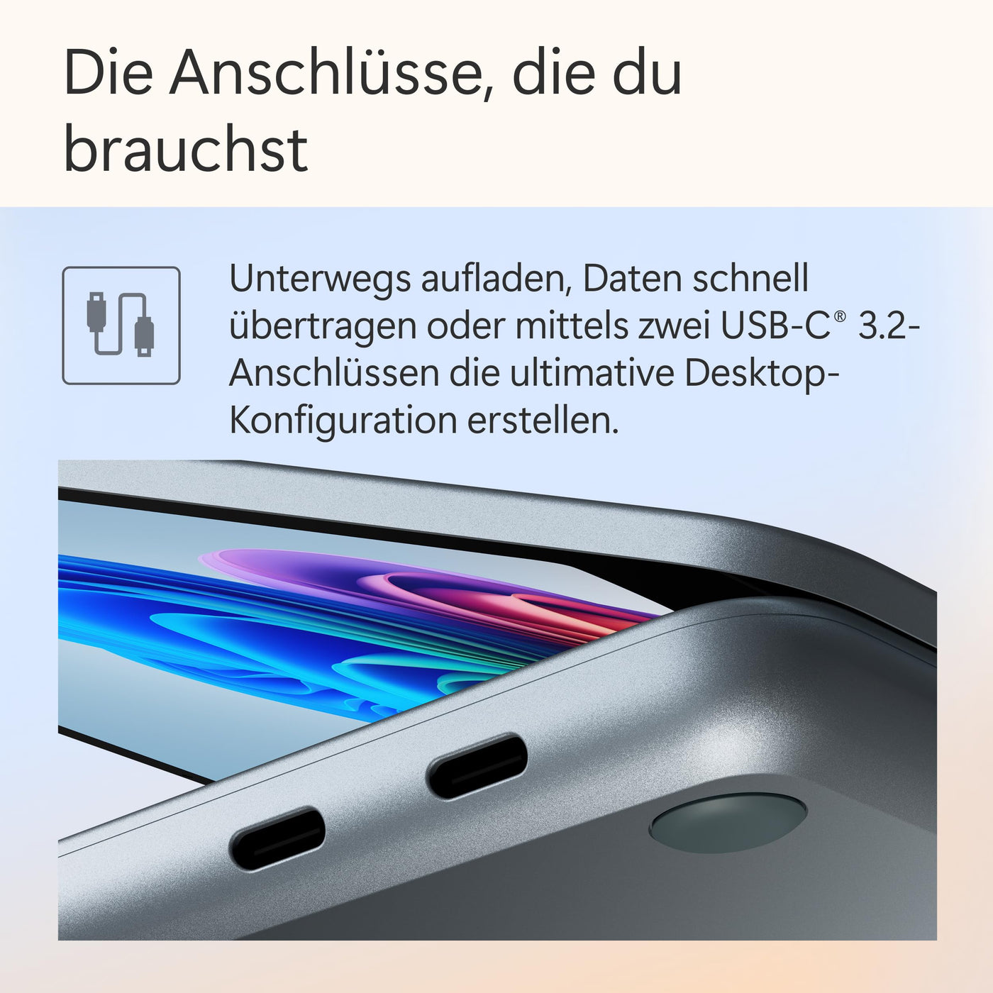 Microsoft Surface Laptop | Copilot+ PC | 13” LCD Touchscreen | Snapdragon® X Plus | 16GB RAM | 512GB Speicher | Neuestes Modell | Ozean