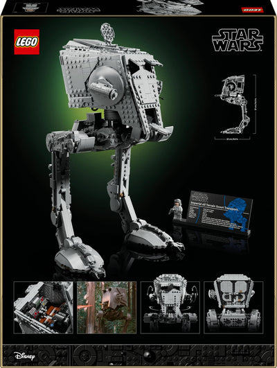 LEGO Star Wars at-ST Kampfläufer - Kreatives Spielzeug für Erwachsene - Konstruktionsspielzeug zum Bauen und Ausstellen - Star Wars Deko und Modellbau - Geschenk für Männer und Frauen - 75417