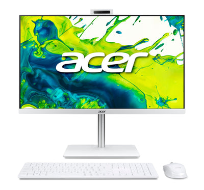 Aspire C27-A All In One PC - 27 Zoll Full HD 120 Hz IPS Display, Intel Core i5-1334U (Bis zu 4,6 GHz), 16 GB DDR4 RAM, 512 GB M.2 PCIe NVMe SSD, Onboard Grafik, Windows 11 Home, Weiß
