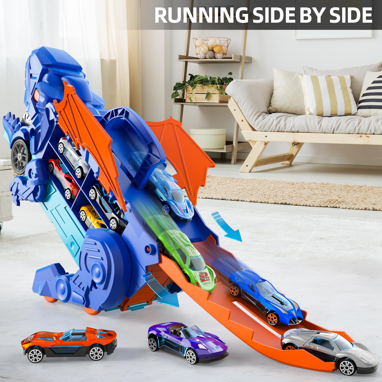spielzeug autofahrt kleinkind Kleinkind Auto Spielzeug für 3-6 Jahre Alte Jungen - Dinosaurier Trans