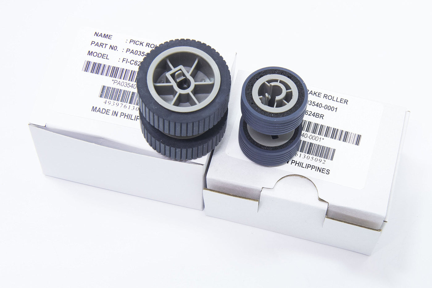 Yanzeo PA03540-0001 PA03540-0002 Scannerauswahl Roller für Fujitsu Fi-6130 Fi-6140 Fi-6230 Fi-6230Z Fi-6240Z Fi-6140Z