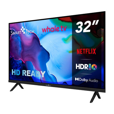 Smart Tech 32HH01K, 32 Zoll (80 cm), HD-LED-Fernseher, Netflix, YouTube, Prime Video, Whale TV