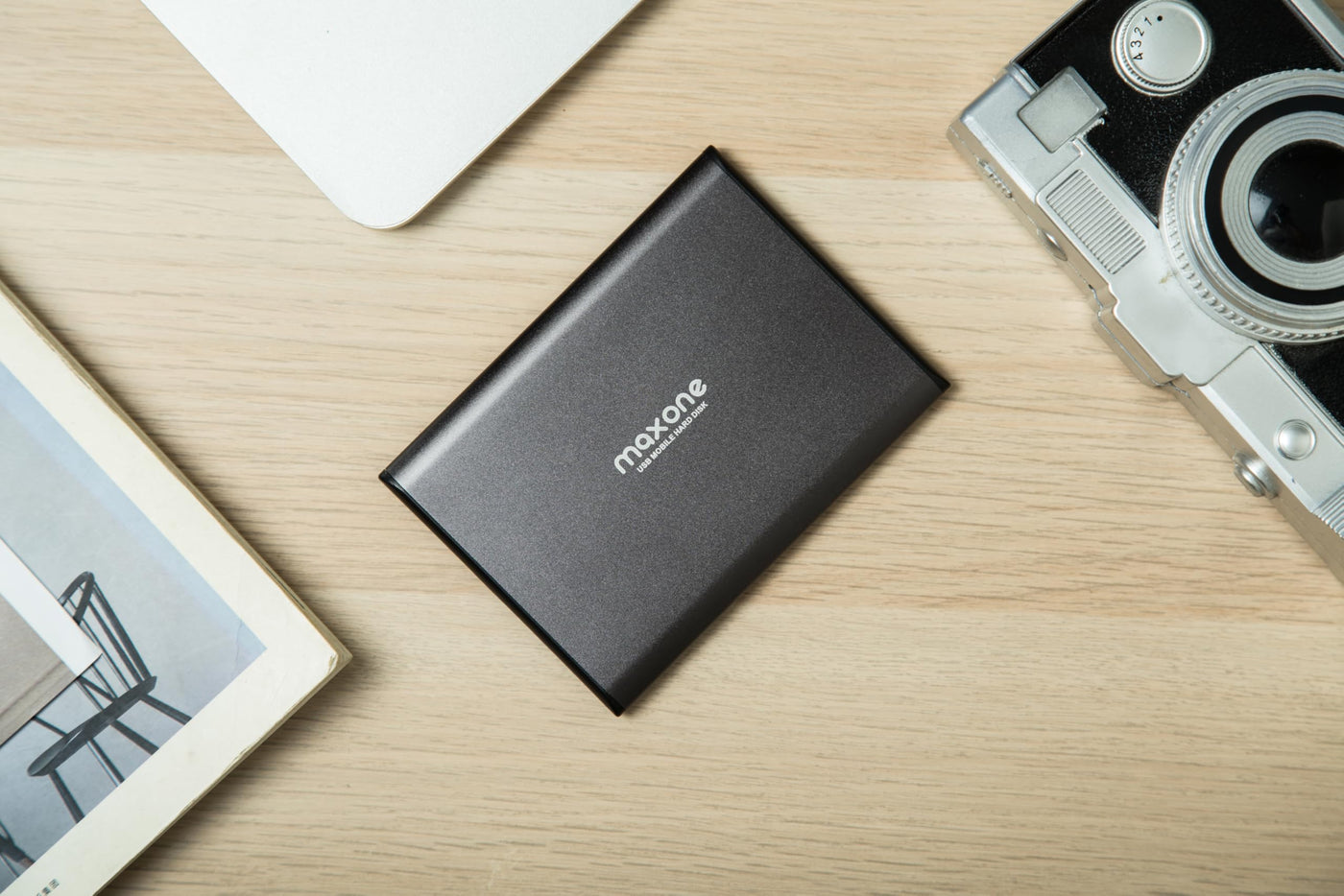 Maxone Externe Festplatte 320GB 2,5 Zoll Tragbare USB Festplatten External Hard Drive USB 3.0 Backups HDD für TV,PC,Mac,MacBook, Chromebook, Wii u, Laptop,Desktop,Windows(320GB, Grey)