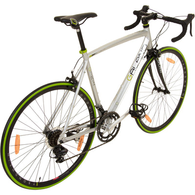 Galano 700C 28 Zoll Rennrad Vuelta Sti 4 Rahmengrößen 2 Farben, Rahmengrösse:59 cm, Farbe:grau/grün