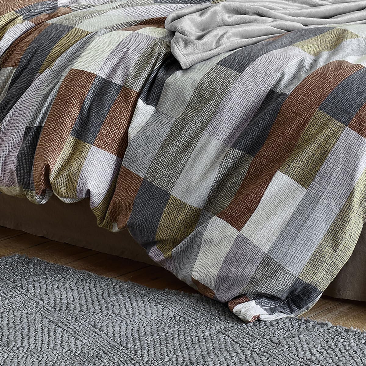 Irisette Edel-Feinbiber Bettwäsche Koala Kupfer 8534 1 Bettbezug 135 x 200 cm + 1 Kissenbezug 80 x 80 cm