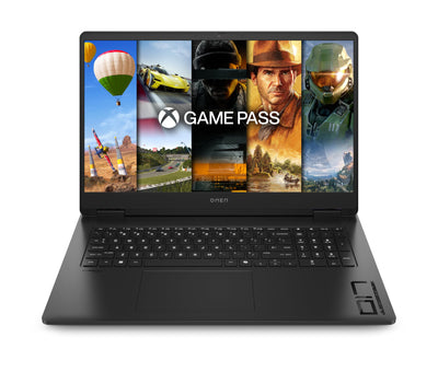 HP Omen Gaming Laptop | 17,3 Zoll FHD-Display - 144 Hz | AMD Ryzen 5 8645HS | 16 GB DDR5 RAM (2x8 GB) | 512 GB SSD | NVIDIA GeForce RTX 4050 (6GB) | QWERTZ | Windows 11 | 3 Monate GamePass | Schwarz