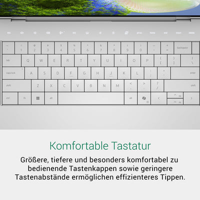 Dell XPS 14 9440 Laptop 14.5 Inch FHD+ (1920 x 1200) Display, Evo Edition, Intel Core Ultra 7 155H, Intel Arc Graphics, 16GB RAM 512GB SSD, Windows 11 Home, Fingerprint Reader, German Backlit Keyboard