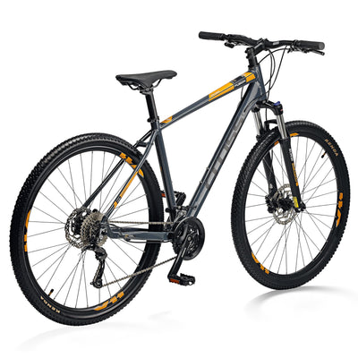 Airtracks 29 Zoll Mountainbike Herren MTB Fahrrad Hardtail Fusion 27 Gang Shimano ALIVIO RD-M3100 SGS - Rahmenhöhen 42, 46, 50 und 54 - Modelljahr 2023 (54cm (Körpergröße 185-195cm))