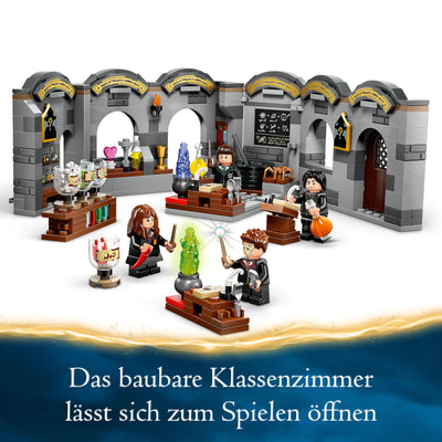 LEGO Harry Potter Schloss Hogwarts: Zaubertrankunterricht, Fantasy-Spielzeug, baubares Klassenzimmer, Geschenkidee für Jungen, Mädchen und alle Fans, mit Hermine Granger und Severus Snape 76431