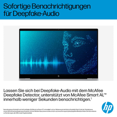 HP OmniBook 7 Next Gen AI PC, Copilot+ PC, 17.3 Zoll FHD Touch Display, Intel Core Ultra 7 258V (47 Tops), 32GB LPDDR5x RAM, 1TB PCIe Gen4 SSD, Intel Arc 140 V GPU, QWERTZ, Windows 11, Silber