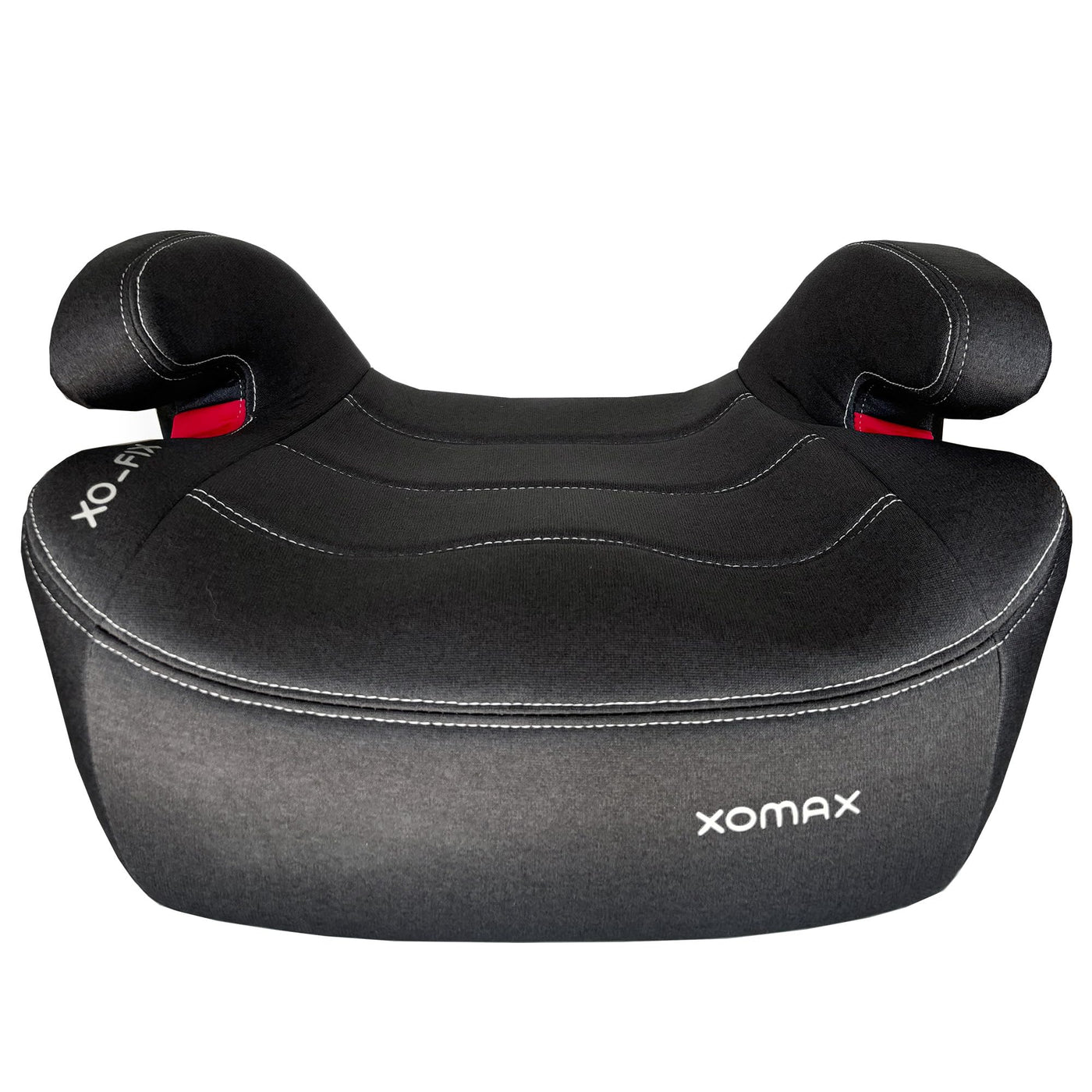 XOMAX XL-313 Kindersitz mit ISOFIX und Gurtfuhrung I mitwachsend 15-36 kg, ca. 3-12 Jahre, Korpergroße von 125–150 cm, Gruppe 2/3 I Bezug abnehmbar und waschbar I ECE R129 I dunkelgrau