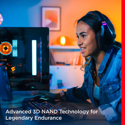 SanDisk Ultra 3D 1 TB SSD interne SSD Festplatte ( intern 2,5 Zoll, stoßbeständig, 3D NAND-Technologie, n-Cache 2.0-Technologie, 560 MB/s Übertragungsraten) Schwarz, Festkörper-Laufwerk