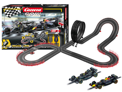 Carrera GO!!! Max Competition Rennbahn-Set I Rennbahn mit lizensierten Slotcars | bis zu 2 Spieler | Für Kinder ab 6 Jahren & Erwachsene