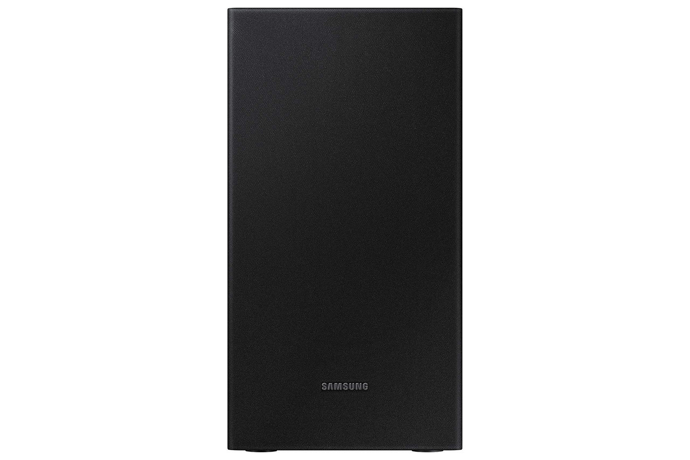 Samsung HW-T420 Soundbar, 150 W, 2,1 Ch, kabelgebundener Subwoofer, Dolby Digital 2.1, Bluetooth 4.2 Power On, Game Mode und One Remote Control, Schwarz