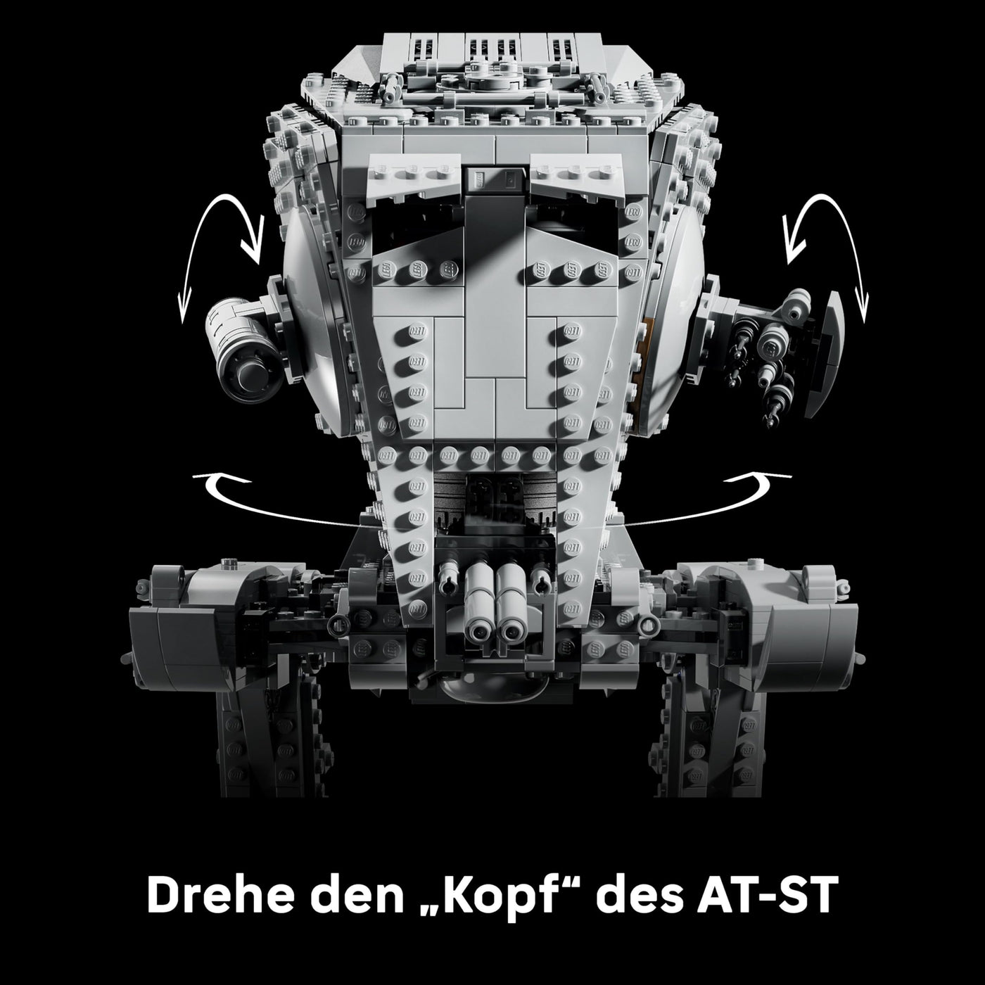 LEGO Star Wars at-ST Kampfläufer - Kreatives Spielzeug für Erwachsene - Konstruktionsspielzeug zum Bauen und Ausstellen - Star Wars Deko und Modellbau - Geschenk für Männer und Frauen - 75417