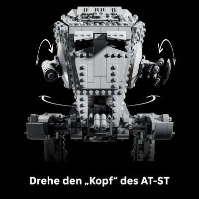 LEGO Star Wars at-ST Kampfläufer - Kreatives Spielzeug für Erwachsene - Konstruktionsspielzeug zum Bauen und Ausstellen - Star Wars Deko und Modellbau - Geschenk für Männer und Frauen - 75417