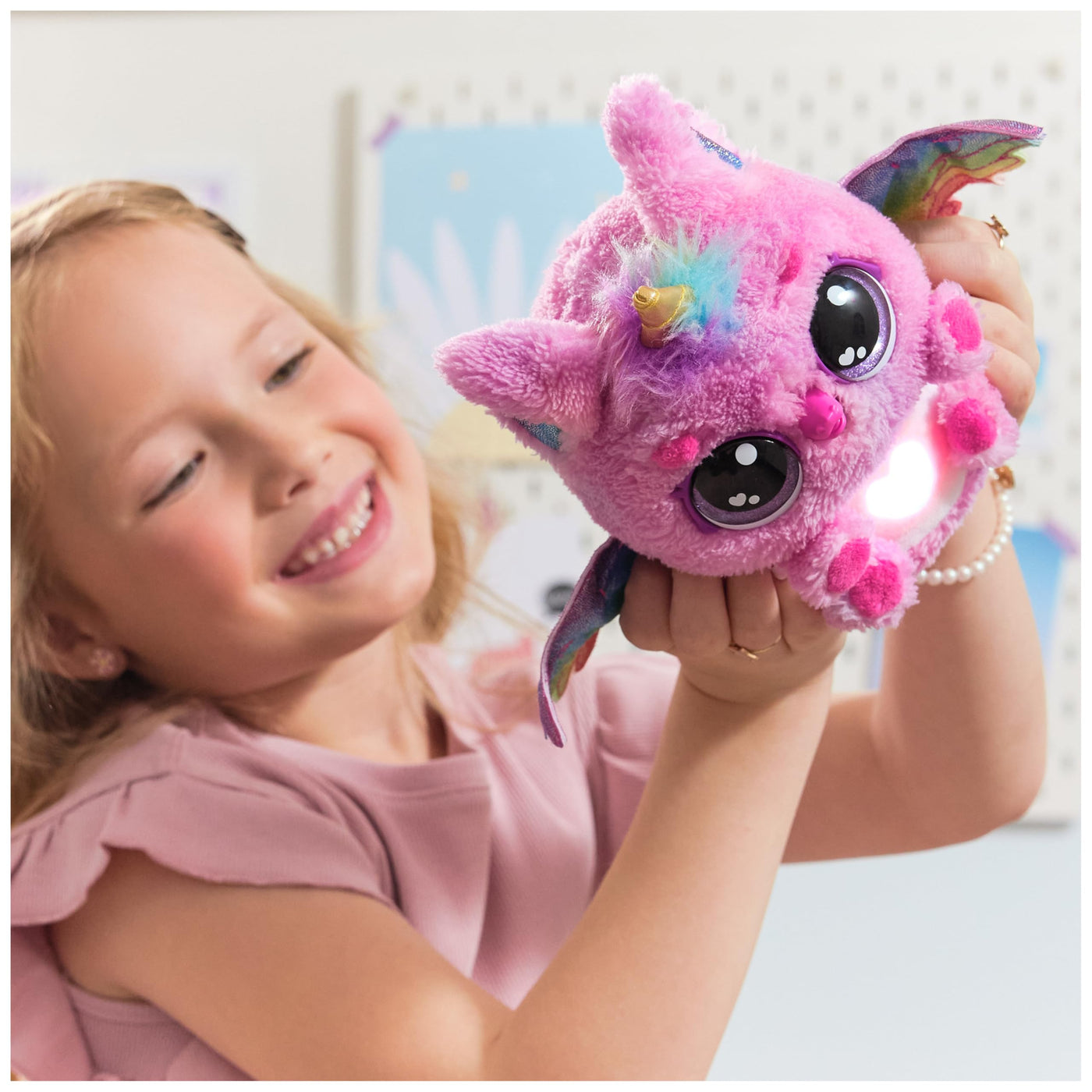 Hatchimals Alive Mystery Ei Pufficorn - magisches selbstschlüpfendes Ei ca. 25 cm groß mit interaktivem Überraschungs-Plüschtier, für Kinder ab 5 Jahren
