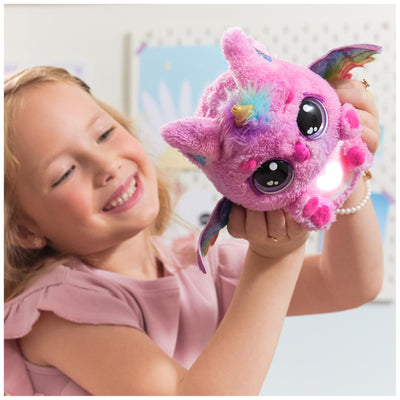 Hatchimals Alive Mystery Ei Pufficorn - magisches selbstschlüpfendes Ei ca. 25 cm groß mit interaktivem Überraschungs-Plüschtier, für Kinder ab 5 Jahren