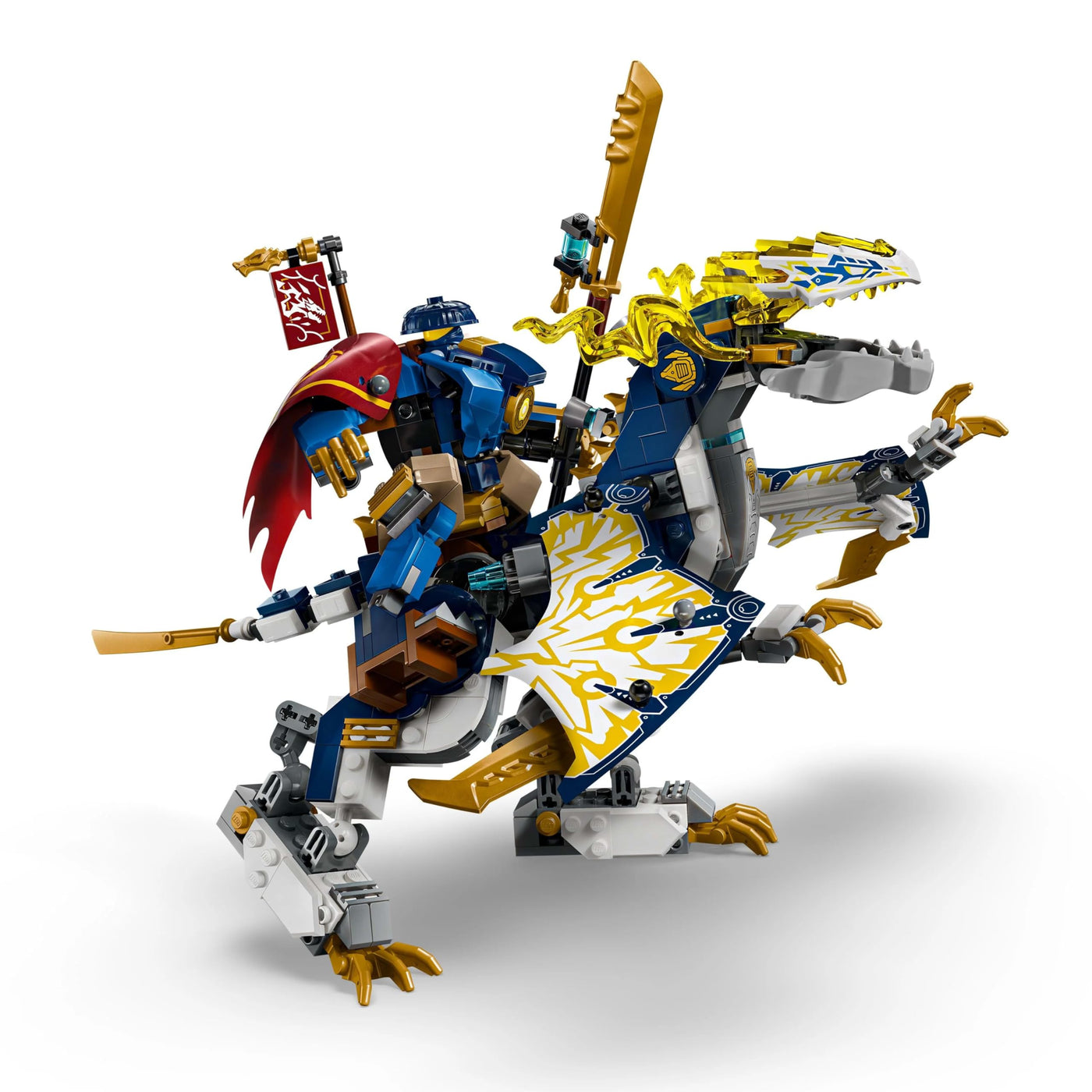 LEGO NINJAGO Rogues Mech-Drachenreiter - Ninja-Spielzeug mit Drachen, 4 Minifiguren und Ausrüstung - Geschenkidee für Jungen und Fans von Aufstieg der Drachen ab 8 Jahren - 71843
