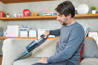 Hoover Akku Saugwischer mit Licht & 2 Akkus – 3-in-1 Staubsauger mit Wischfunktion & Handsauger – 60 Min. Laufzeit – Wischsauger mit Parkfunktion [HF522YSE]