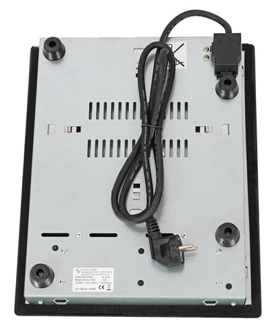 K&H Einzel 1 Zonen Glaskeramikkochfeld Elektrokochfeld 31cm Doppelbrenner Autark Eingebaut NCS-2202