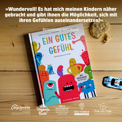 Ein gutes Gefühl: Gefühlstagebuch für Kinder. Gefühle verstehen - Achtsamkeit lernen - Tagebuch schreiben. Mit Aufklebern und Bastelideen