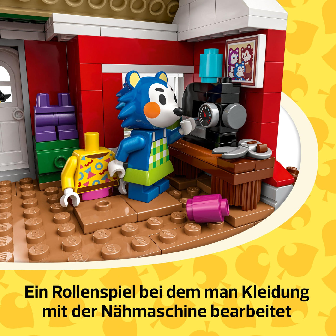 LEGO Animal Crossing Die Schneiderei der Schneiderschwestern, Bauset für kreative Rollenspiele, Geschenk für Mädchen, Jungen und Fans des Videospiels ab 6 Jahren, Abenteuer Spielset 77055