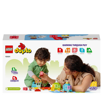 Lego DUPLO Zahlenzug - Zählen Lernen, Zug Spielzeug, Lernspielzeug für Kinder ab 1, 5 Jahren, Baby Spielzeug für Mädchen und Jungen 10954