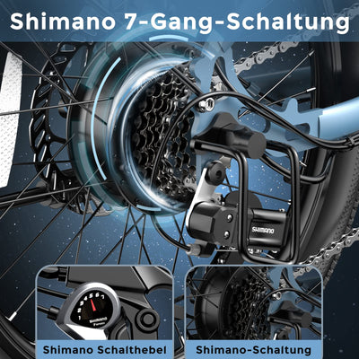 Fafrees F20 Light [ Offiziell ] E Klapprad 20 Zoll mit 36V 14,5AH Akku, Ebike 250W Elektrische Fahrrad Max. 25km/h Klappfahrrad E-Bike für 155-195CM Damen und Herren 120kg