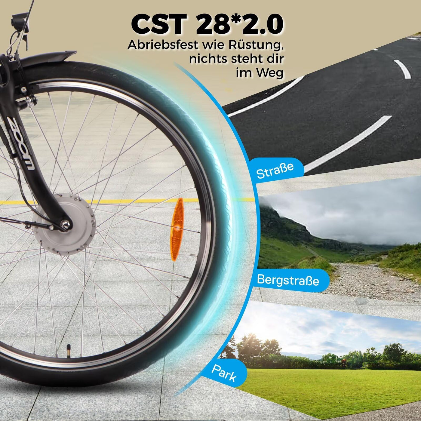 SAXONETTE E Bike Damen 28 Zoll mit Rücktrittbremse und nabenschaltung, Elektro Fahrrad Erwachsene mit 36V 13Ah BMS Akku, 7 Gang Pedelec mit Federgabel, Ebikes mit Gepäckträger für Damen und Herren