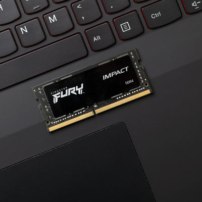 Kingston FURY Impact KF432S20IBK2/64 GB Laptop-Speicherset, 32 GB (2 x 32 GB), 3200 MHz DDR4 CL20, Schwarz